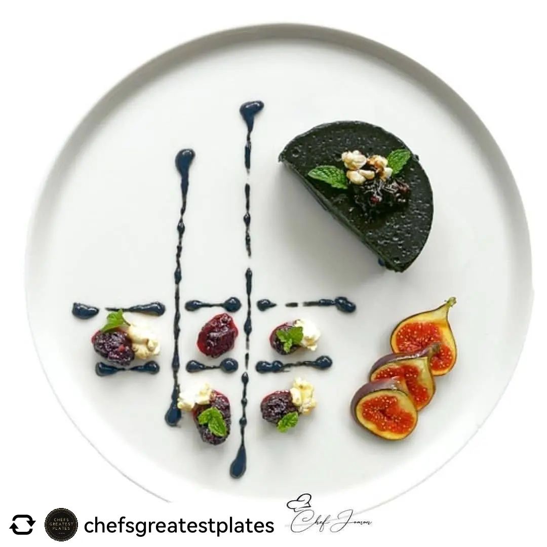 Milk Pudding:- Infused with Cardamom and Activated charcoal
Black and blue berry compote with black pepper | salted caramel popcorn | honey and orange - roasted fig | MintPosted @withregram • @chefsgreatestplates Elite team @chefjomon@chefmattjenkins
@alliance_of_chefs
@chefsgreatestfood
@chefshalloffame ..............................................................#chefsgreatestplates
#platingmasterz
#chefsroĺl
.............................................#chefs_eye #chefsplating #awesome #chefswords #michelinstarchef #culinarytalent #bestchefs